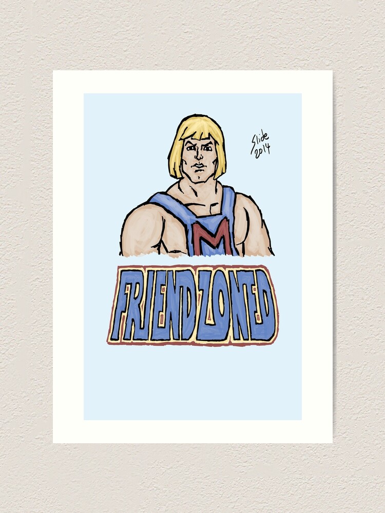 Alternate view of Friendzoned, 2014 Art Print