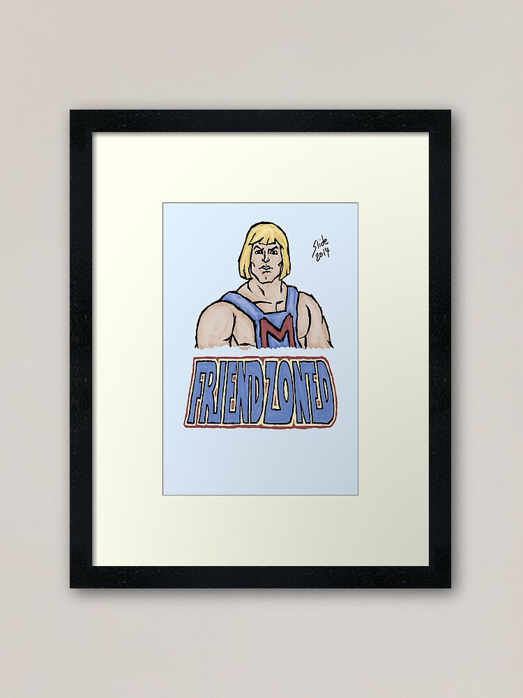 Alternate view of Friendzoned, 2014 Framed Art Print