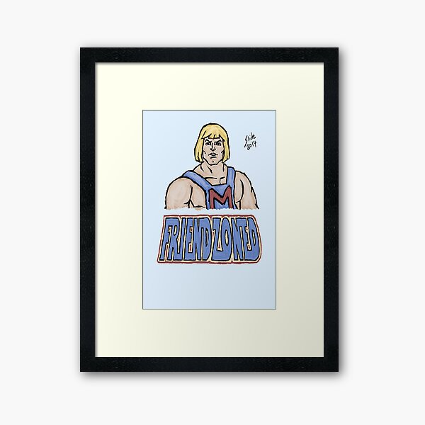 Friendzoned, 2014 Framed Art Print