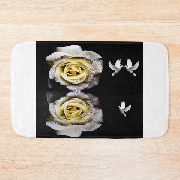 Item preview, Rose White, And Doves designed and sold by Sandra Cockayne.