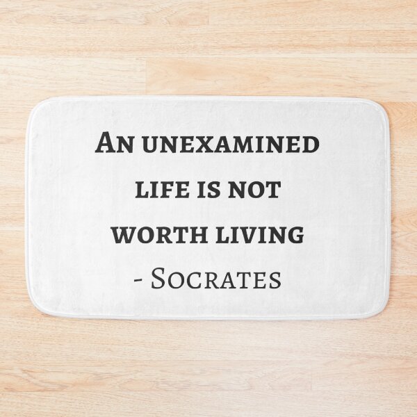 Item preview, Socrates quotes - An unexamined life is not worth living designed and sold by Inspirationmotivation.