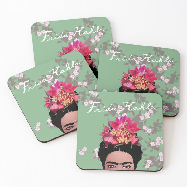 Item preview, Frida Kahlo in green designed and sold by Kathy Lecocq.