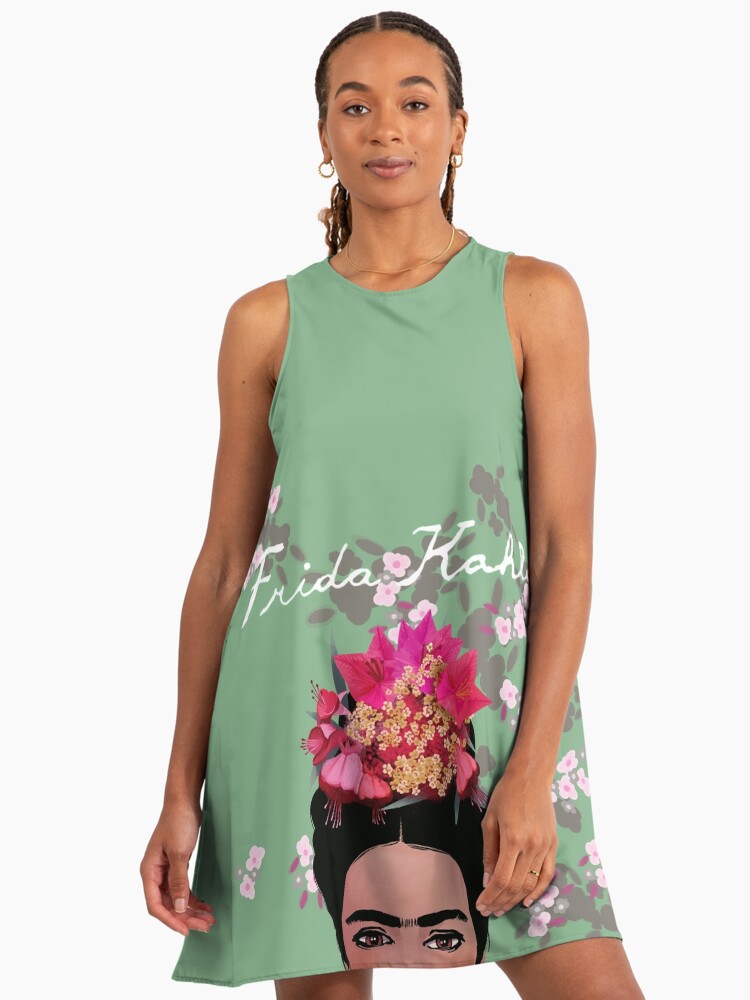 frida kahlo green dress Wedtrend Women Satin Bridesmaid Dress Dusty Green Sheath Spaghetti Straps  Tied Back Formal Dress – WEDTREND