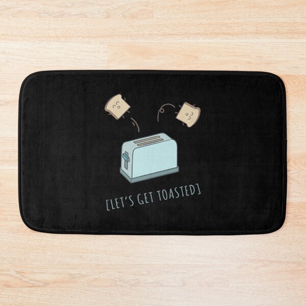 Item preview, Let's Get Toasted - Toaster, Bread Design designed and sold by KoolMoDee.