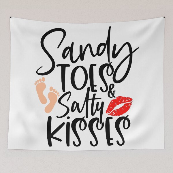 Item preview, Sandy toes & salty kisses designed and sold by purpleblobart.
