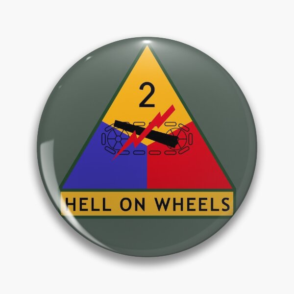 Item preview, 2nd Armored Division "Hell on Wheels" (United States Army) designed and sold by wordwidesymbols.