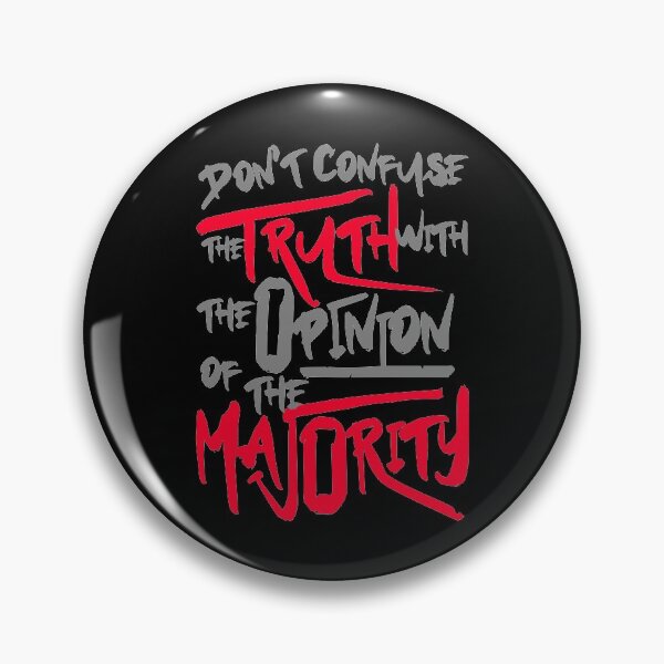 Item preview, Truth Quote Saying Opinion Majority designed and sold by OmmeDesigns.