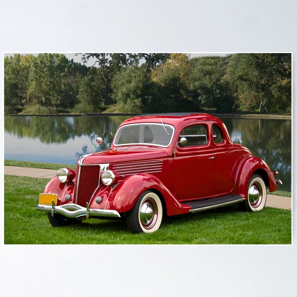 額装済アートポスター クラッシックカー/フォード1936/FORD fposter,small,wall_texture,