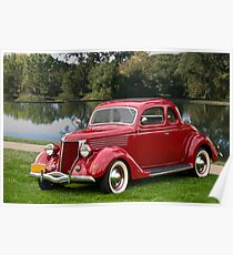 1936 Ford Coupe Poster