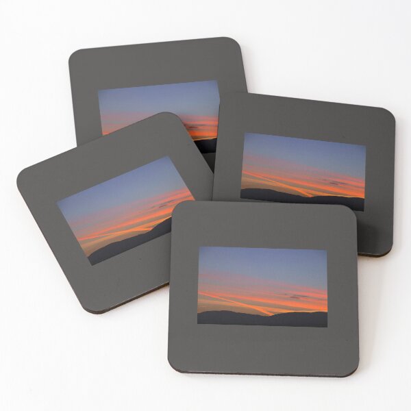 Item preview, Landscape Dawn Morning Contrails Glencoe Scotland designed and sold by Stravaigin.