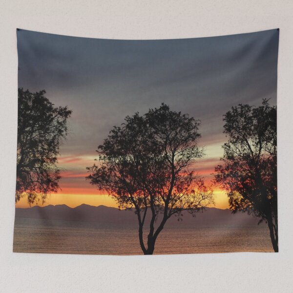 Item preview, Sunset behind trees designed and sold by Catavan.