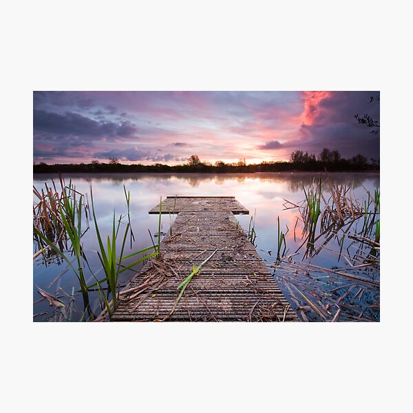 Jetty sunrise Photographic Print