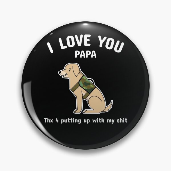Item preview, Best Dog Papa i love you papa designed and sold by amr badawy.