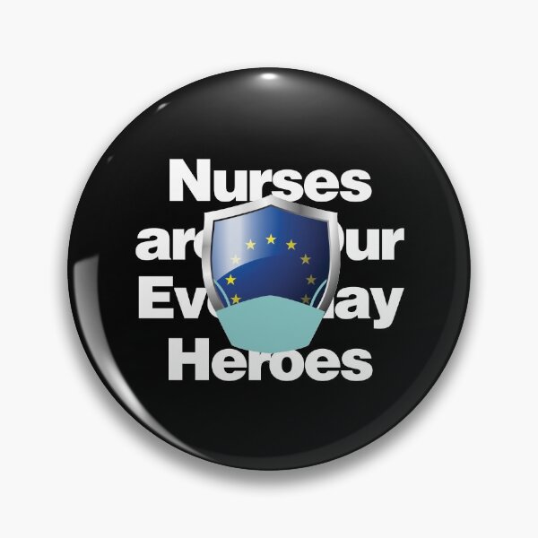 Item preview, Europe Nurses are Everyday Heroes designed and sold by HelloFromAja.