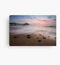 Eastbourne pier sunrise Canvas Print