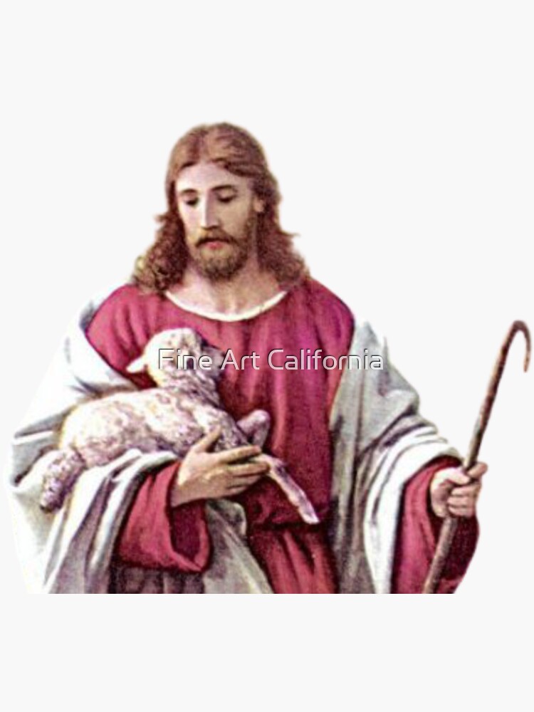 Jesus Christ Sticker for Sale by Fine Art California