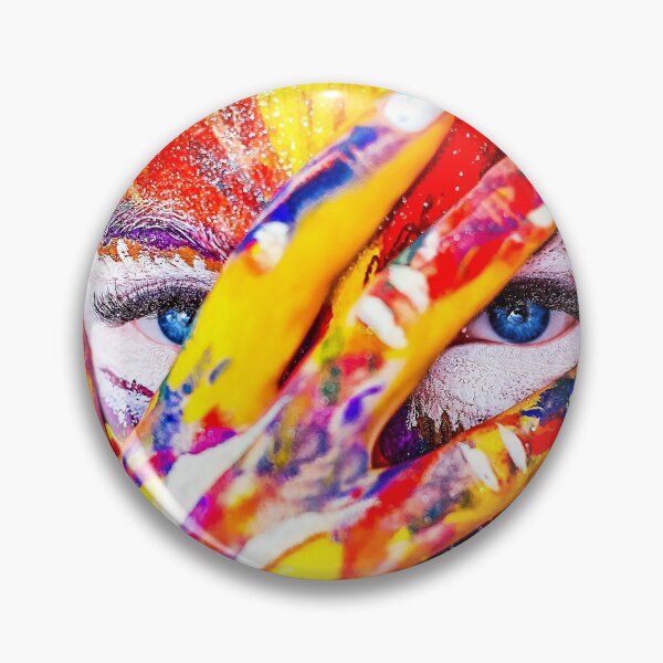 Item preview, colour ful face designed and sold by aliwaqas22.