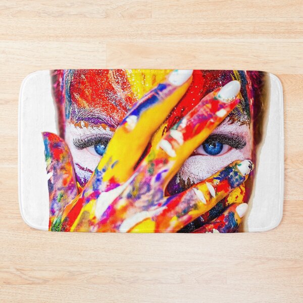 Item preview, colour ful face designed and sold by aliwaqas22.