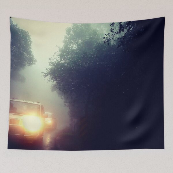 Item preview, Tropical rainforest driving in the fog headlight designed and sold by PrakritiPrints.