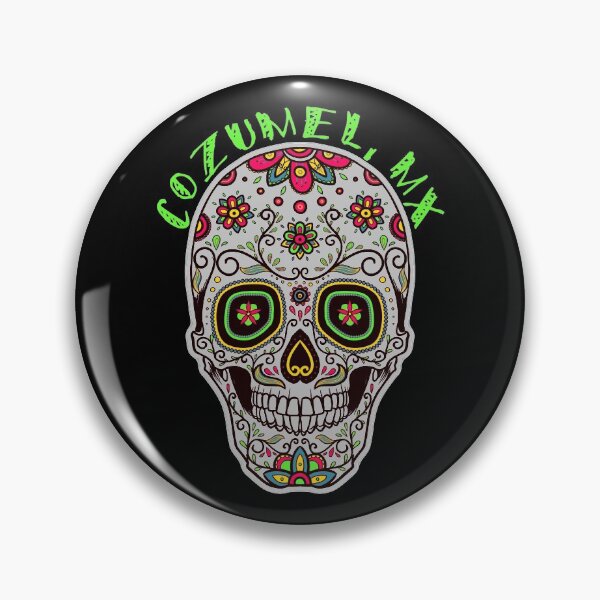 Item preview, Cozumel, Mexico  Souvenir Sugar Skull Design designed and sold by KoolMoDee.
