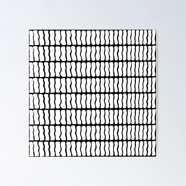 Item preview, Modern Black and White Hand Drawn Pattern designed and sold by Blkstrawberry.