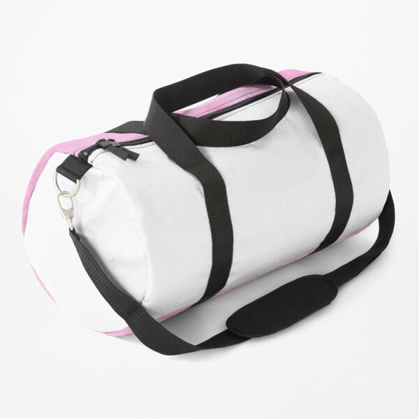 pink fluffy duffle bag