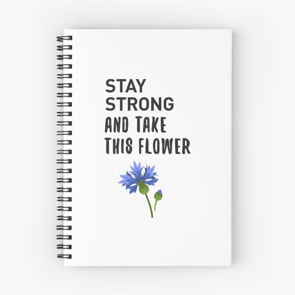 Item preview, Stay Strong And Take This Flower (On Light) designed and sold by nobody754.