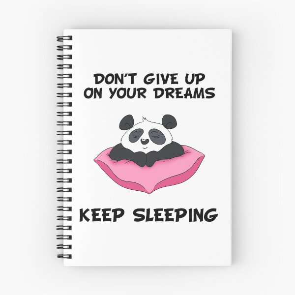 Item preview, Don't Give Up On Your Dreams Keep Sleeping - Cute Panda designed and sold by BandOfThePand.