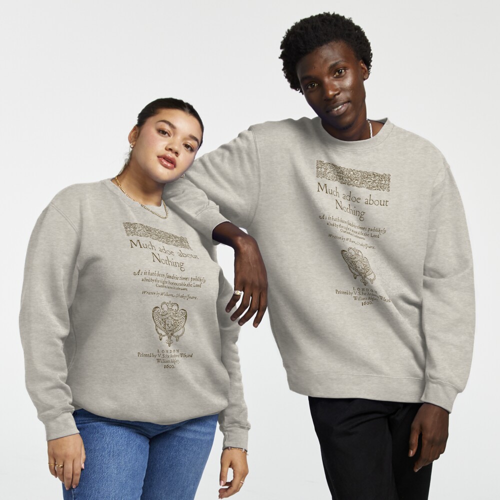 Vista previa del artículo con la obra «Sudadera sin capucha», diseñado y vendido por bibliotee.