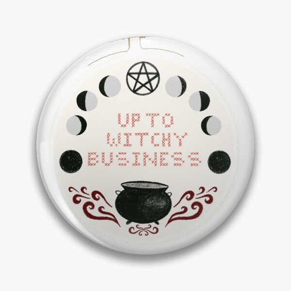 Item preview, Witchy businessembroidery  designed and sold by TerriTextiles.