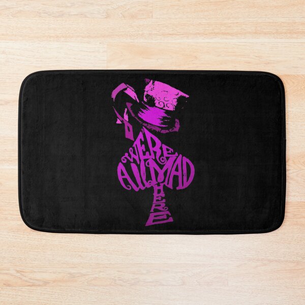 Item preview, Alice in Wonderland  |  Were All Mad Here | Mad Hatter | Pink designed and sold by KoolMoDee.