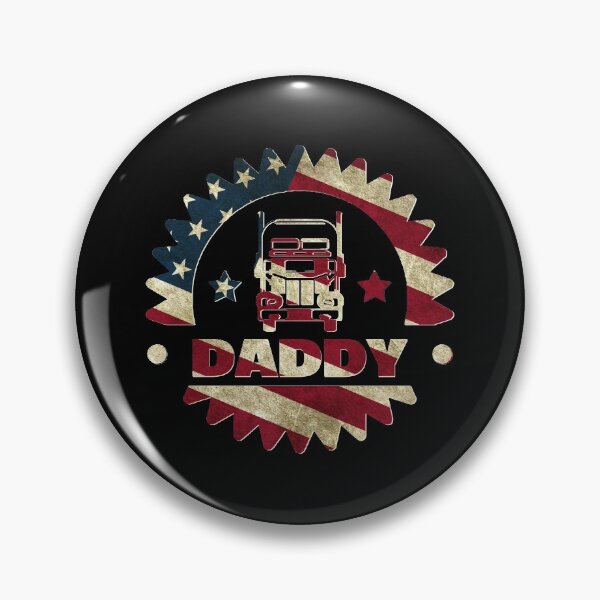 Item preview, Daddy Trucker - USA Red White Blue Truckers Family Design designed and sold by KoolMoDee.