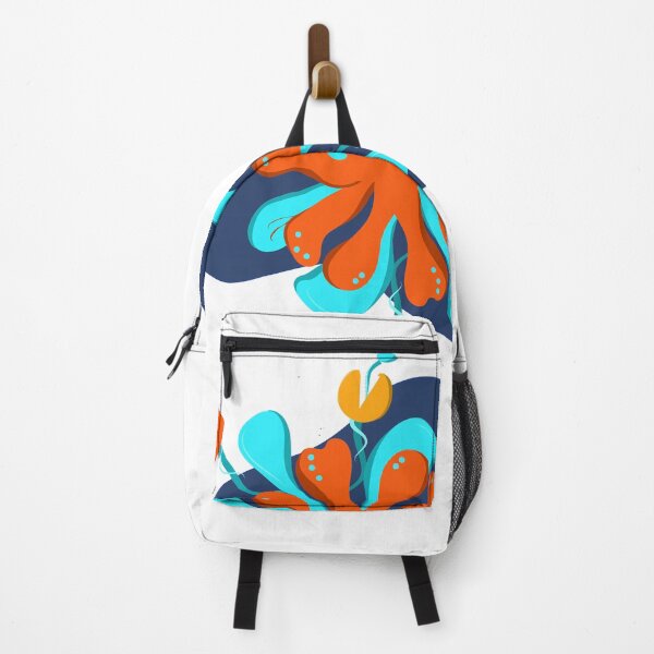 Item preview, Flowers tropical leaf plants orange designed and sold by Carolina Salazar.