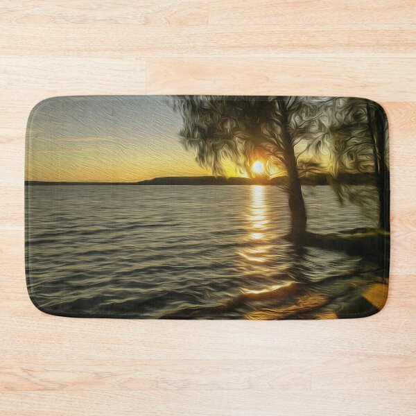 Item preview, Sunset over the lake designed and sold by ivanoel.