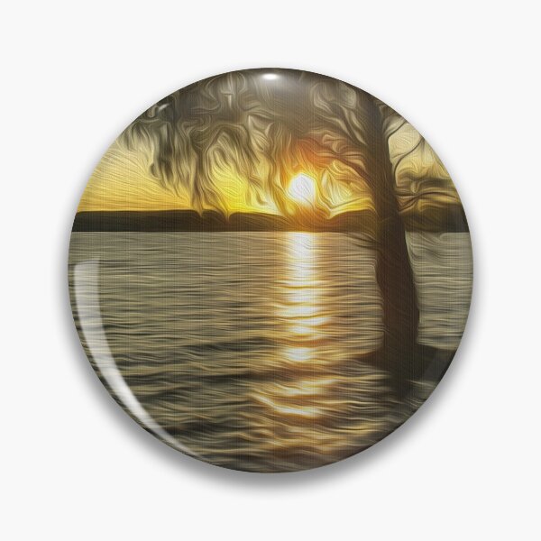 Item preview, Sunset over the lake designed and sold by ivanoel.