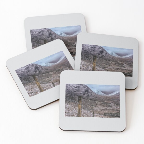 Item preview, Winter Landscape Lairig Gartain Glen Coe Scotland designed and sold by Stravaigin.