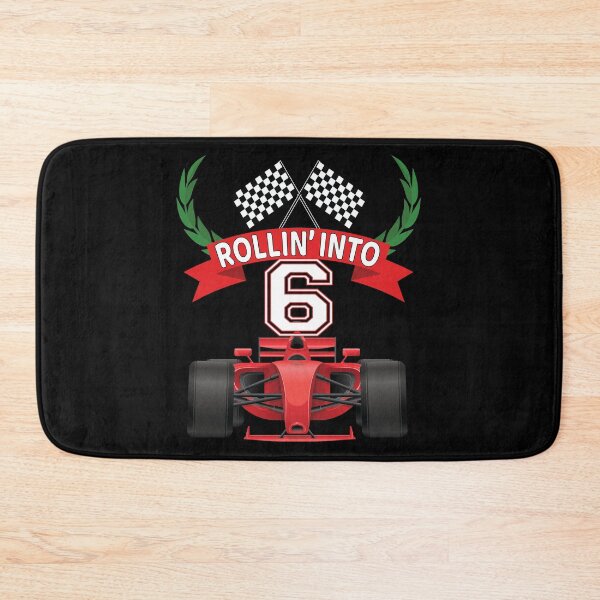 Item preview, Rollin into 6 Years Old Racing Car Boys 6th Birthday Party design designed and sold by Grabitees.