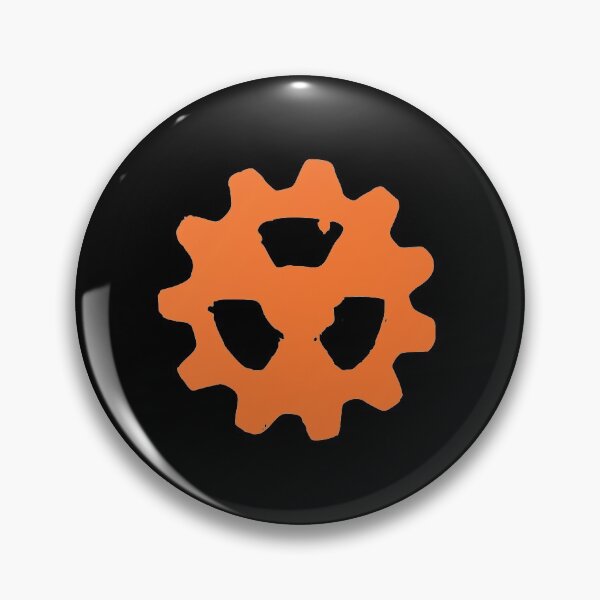 Item preview, Copper Radioactive COG Wheel Symbol designed and sold by KoolMoDee.