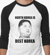 North Korea is Best Korea Men's Baseball ¾ T-Shirt
