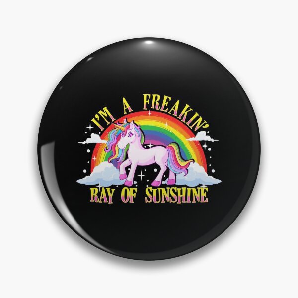 Item preview, Funny I'm A Freakin' Ray Of Sunshine Unicorn designed and sold by perfectpresents.