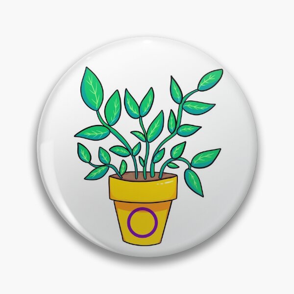 Item preview, Intersex Pride Flag Plant designed and sold by atakji.