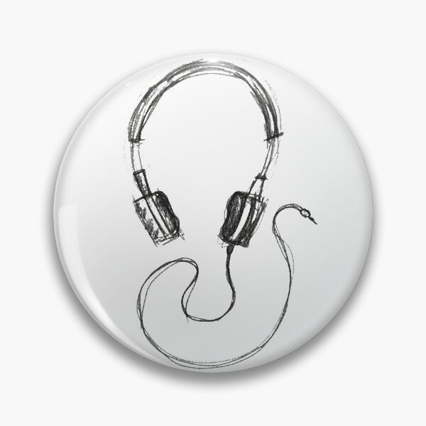 Item preview, Headset sketch designed and sold by Kirubel Wasihun.