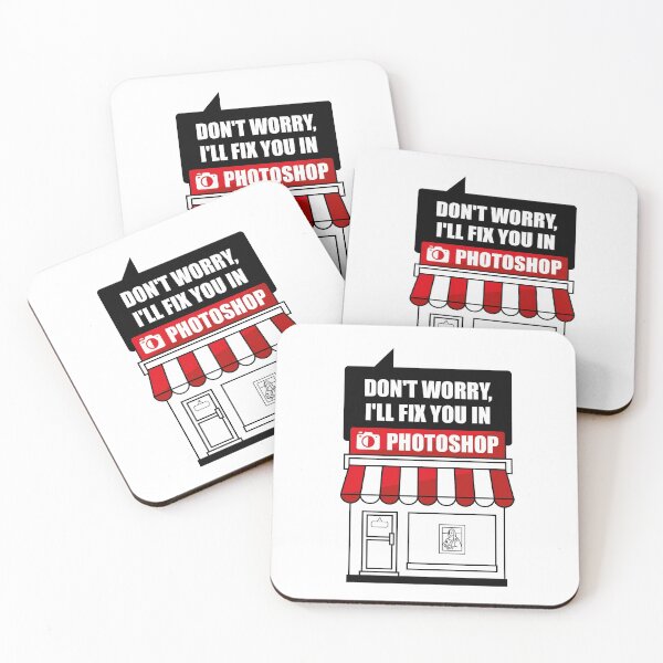 Item preview, Don't worry, I'll fix you in photoshop - White Edition designed and sold by Amjad. MR.
