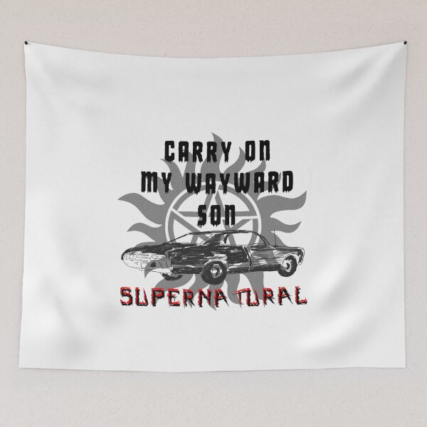 Item preview, Supernatural design, carry on my wayward son designed and sold by DesignByArt.