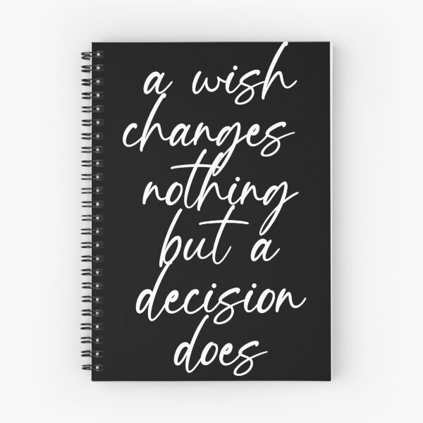 Item preview, A wish changes nothing, a decision does designed and sold by ela-94.