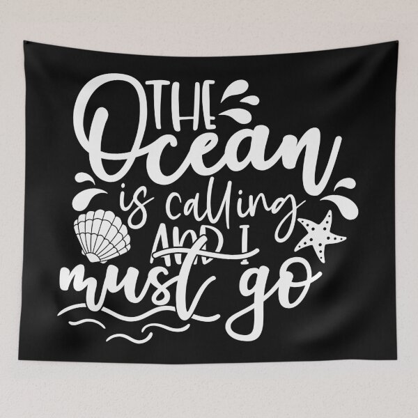 Item preview, The ocean is calling and I must go designed and sold by purpleblobart.