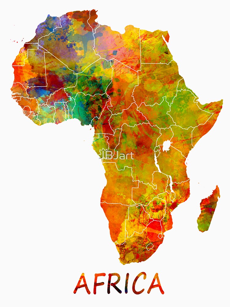 Africa map #africa #map by JBJart