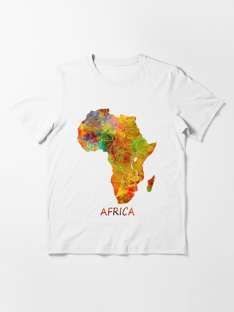 Alternate view of Africa map #africa #map Essential T-Shirt