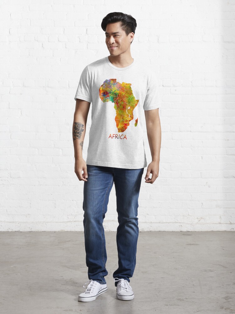 Alternate view of Africa map #africa #map Essential T-Shirt