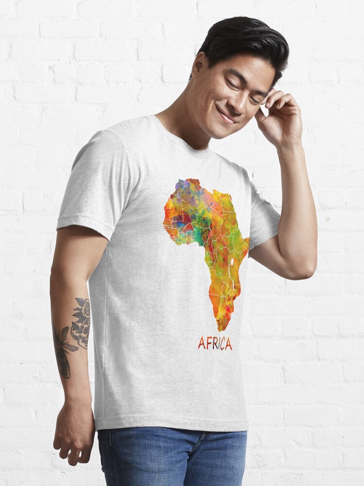Alternate view of Africa map #africa #map Essential T-Shirt